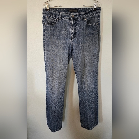 Nine West Straight Leg Jeans Size 12 - Picture 1 of 5